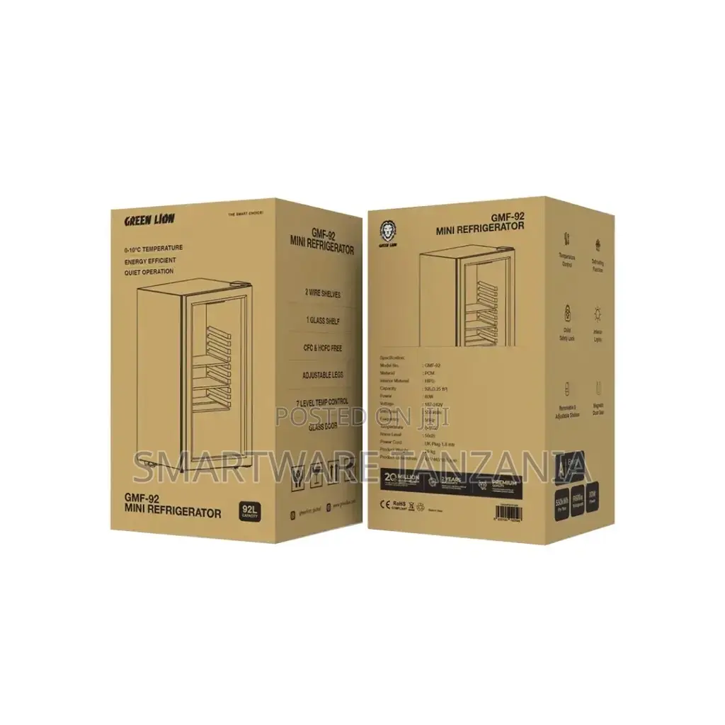 Green Lion Gmf-92 Compact Refrigerator - Single Door