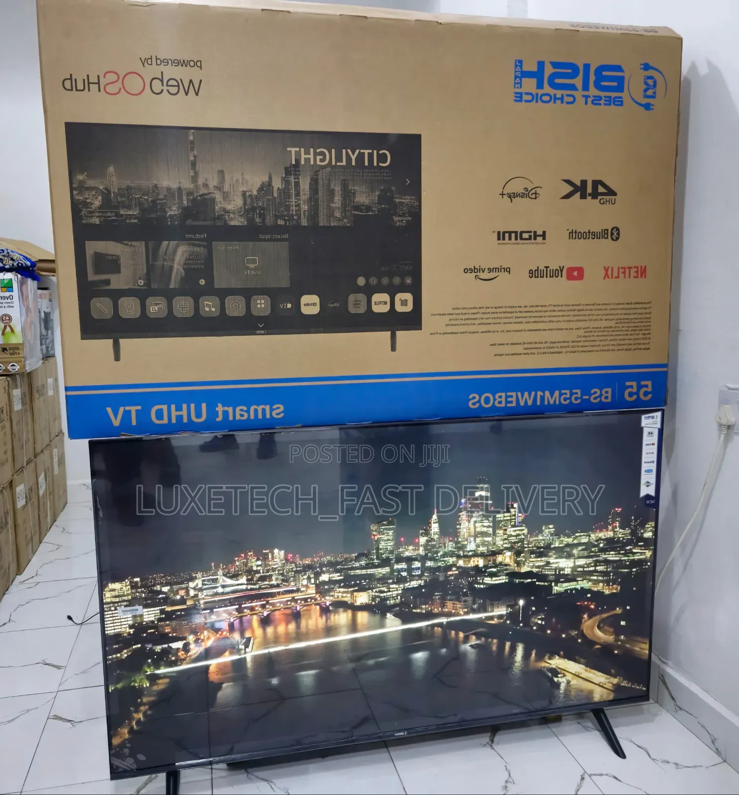 Bish 55-inches Smart Uhd Tv Powered By Webos