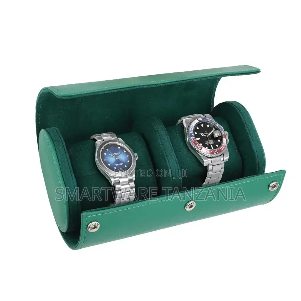 2 Slots Portable Watch Cases Watches Storage Organizer