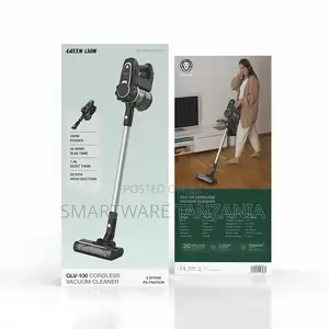Green Lion GLV-100 Cordless Vacuum Cleaner - Black