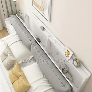 Wooden Bed 5*6 With Backrest