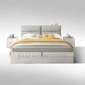Wooden Bed 5*6 With Backrest
