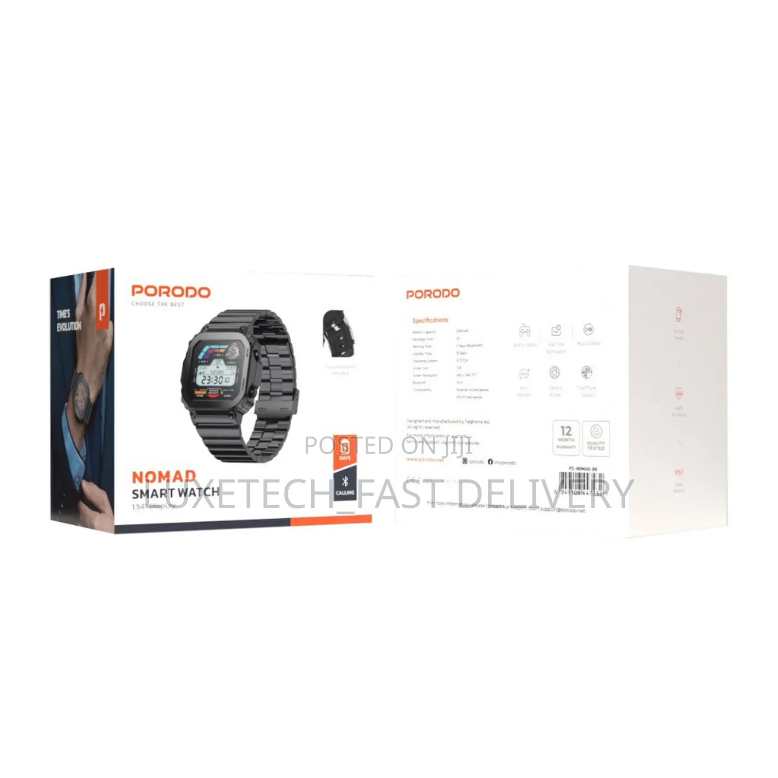 Porodo Nomad Smart Watch Premium