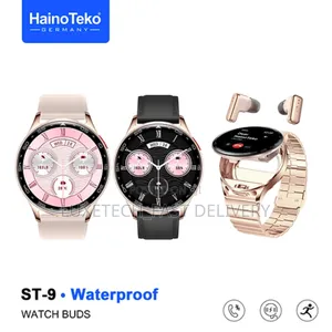 Haino Teko St-9 Waterproof Smart Watch Buds