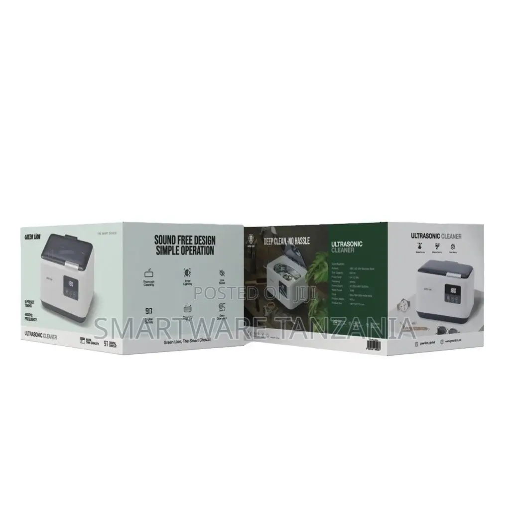 Green Lion Ultrasonic Cleaner - White