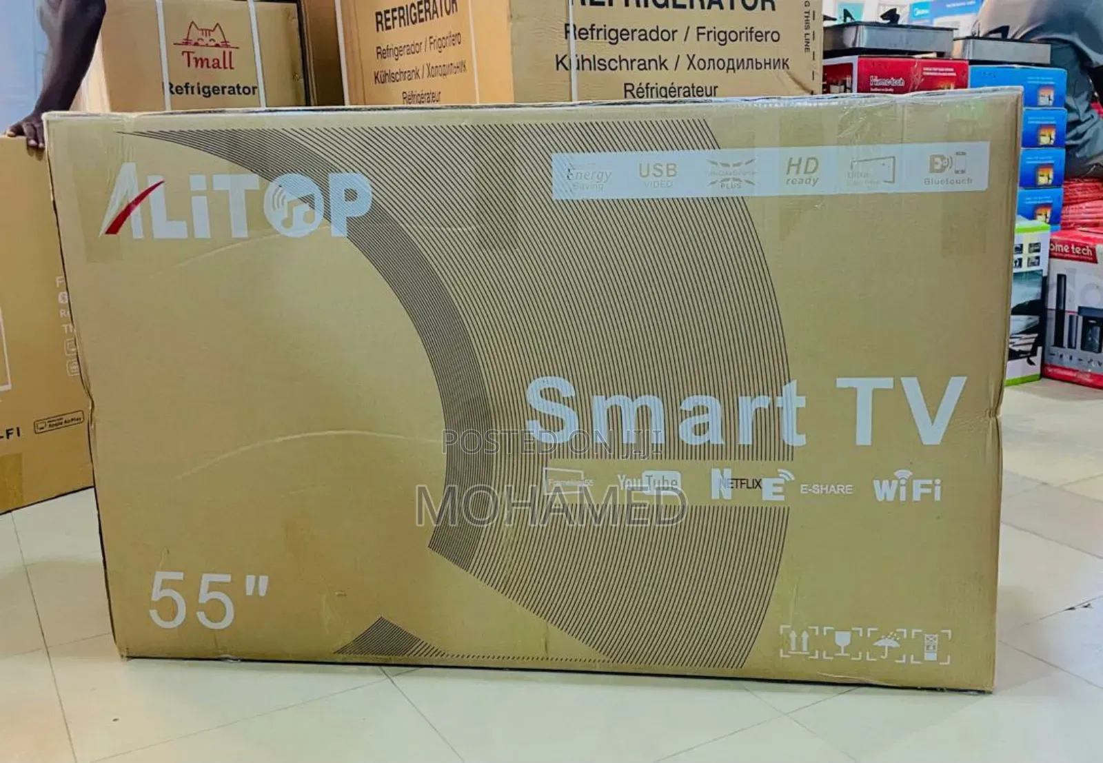 Alitop Smart Tv Inch Frameless Inch 55