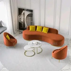 Simple and Luxurious Sofa With Sustain Coffee Table