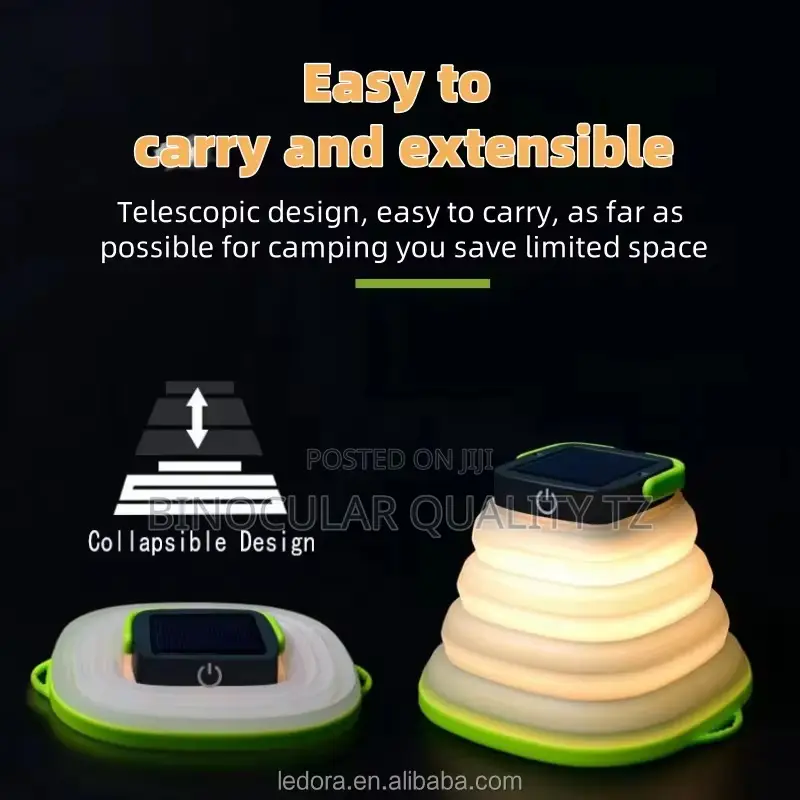 Outdoor Waterproof Solar Rechargeable Camping