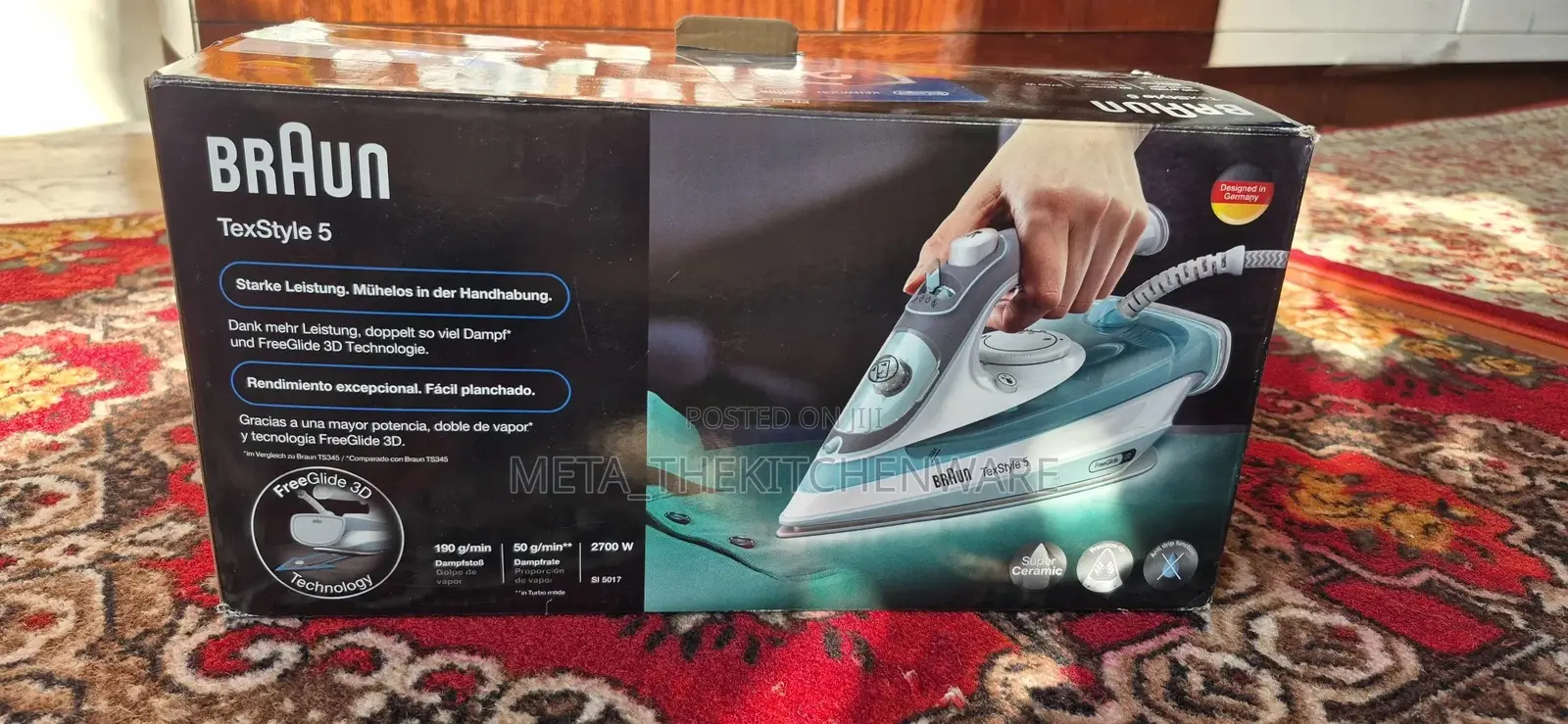 Braun Texstyle 5 Steam Iron 2000w Ts510