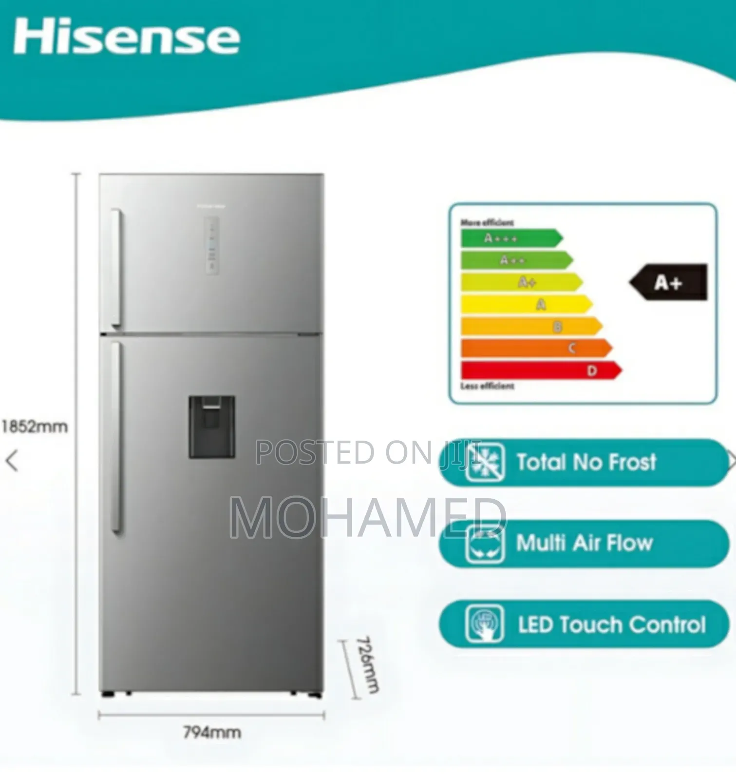 Hisense Fridge H730ts