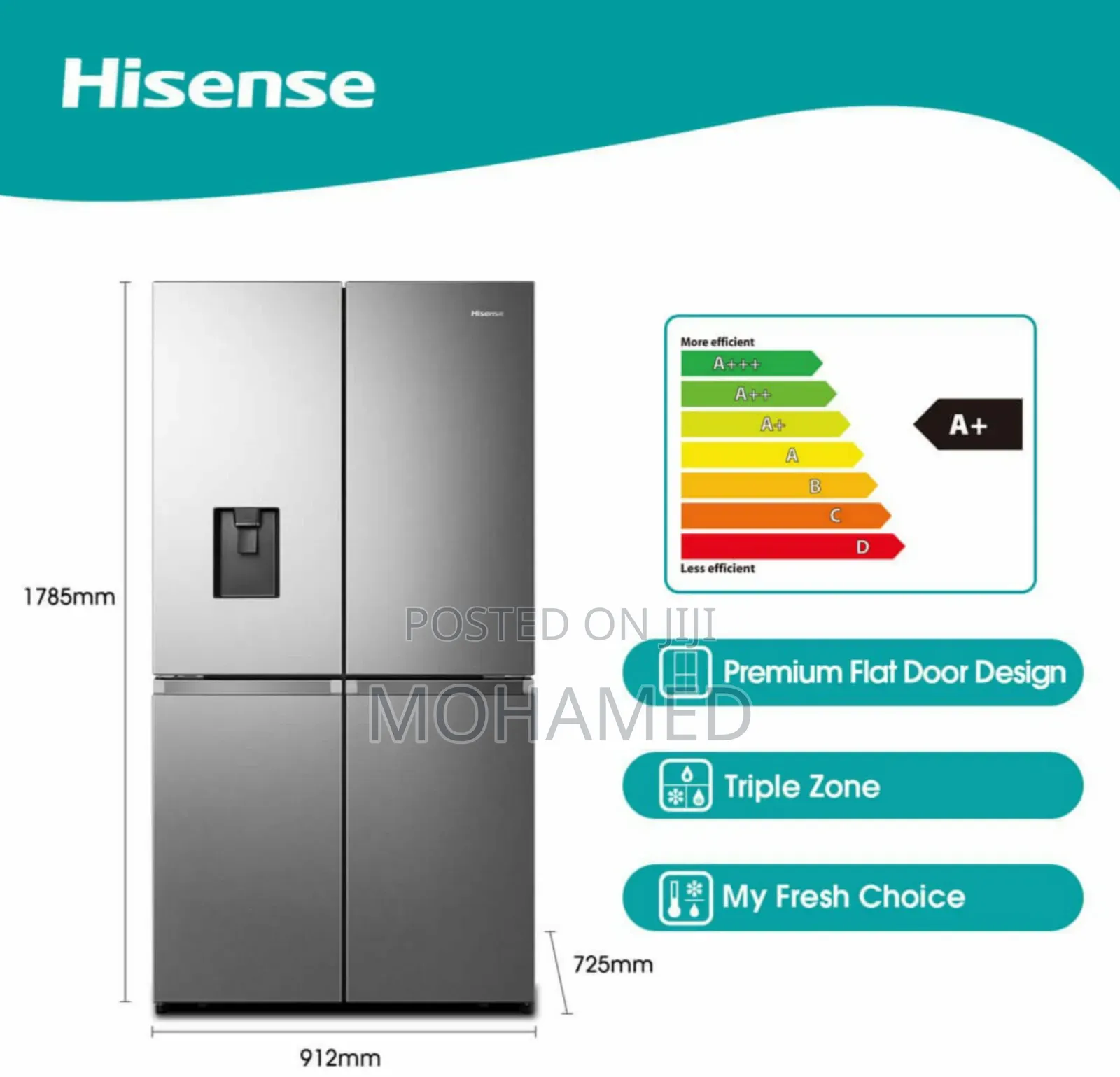 Hisense Fridge H750fs