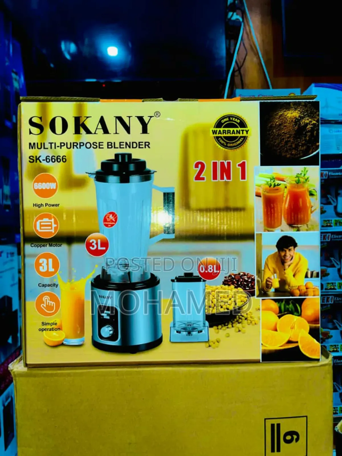 Sokany Blender Lita 3