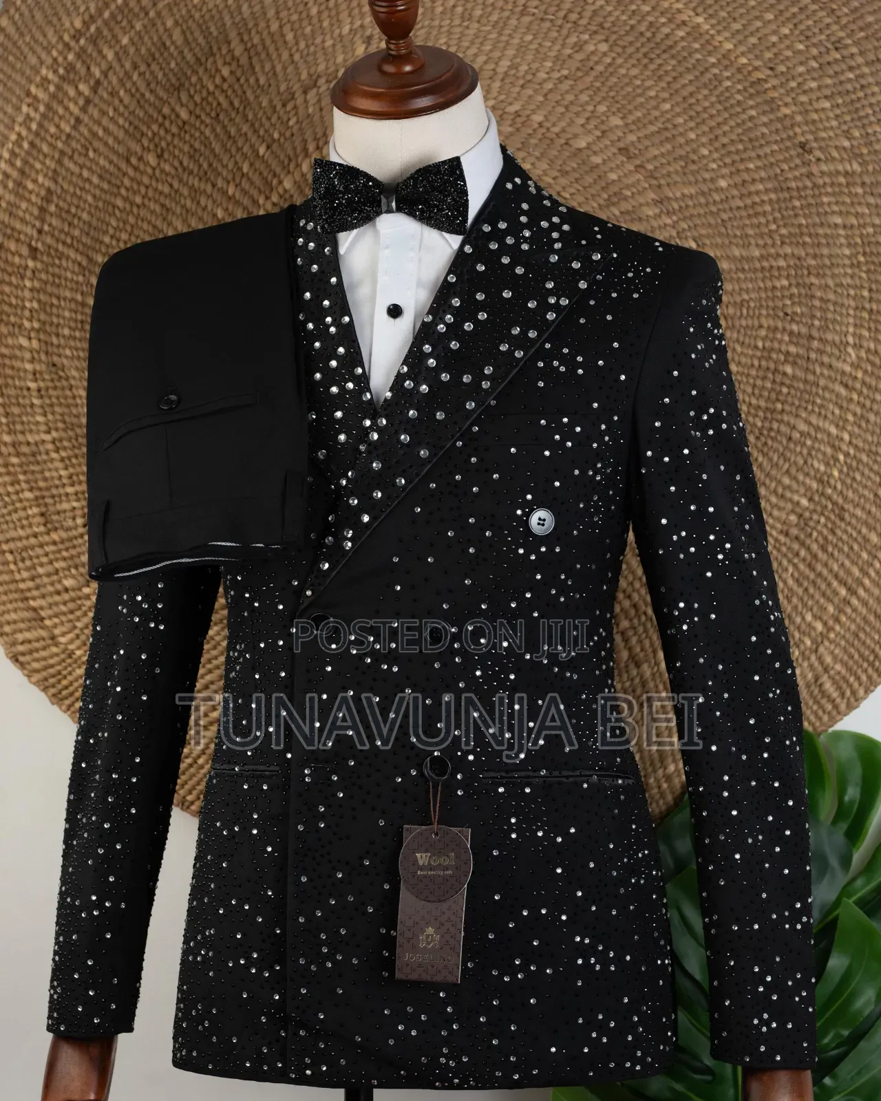 Wedding Suit / Stones Material