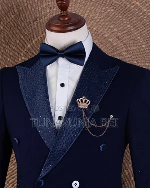 Dark Blue Stones Quality Suit