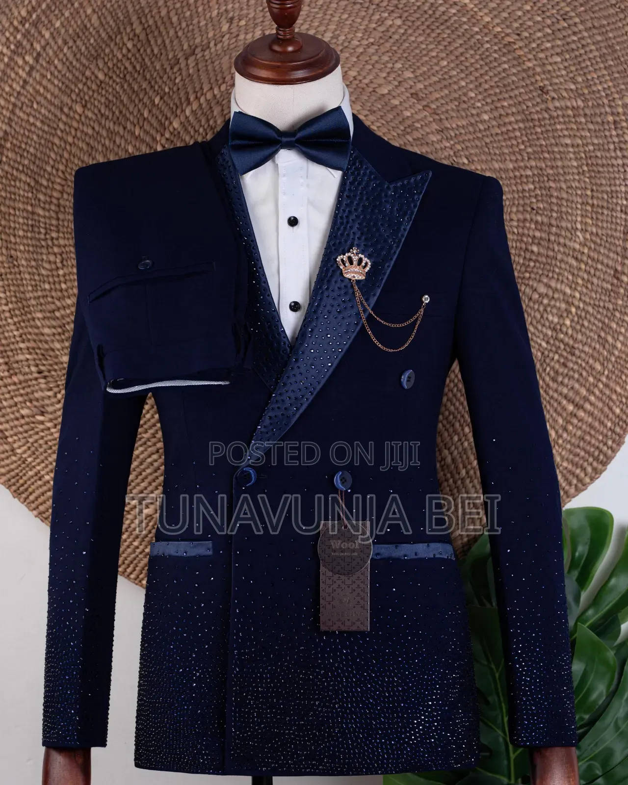 Dark Blue Stones Quality Suit