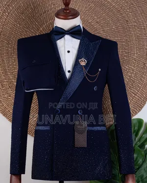 Dark Blue Stones Quality Suit