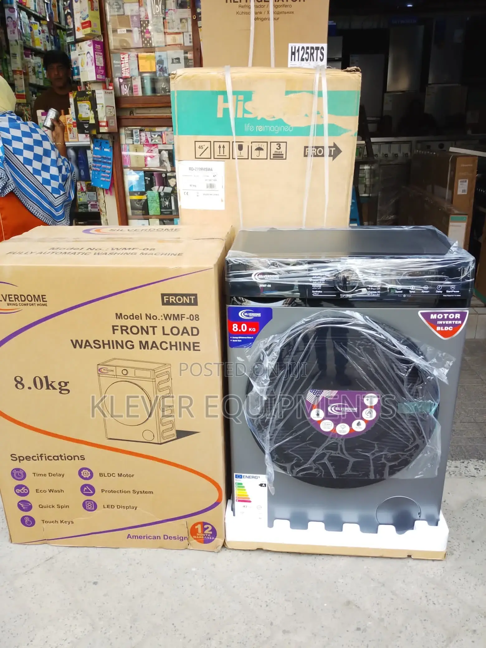 Silverdome WMF-08 Front Load Automatic Washing Machine 8kg