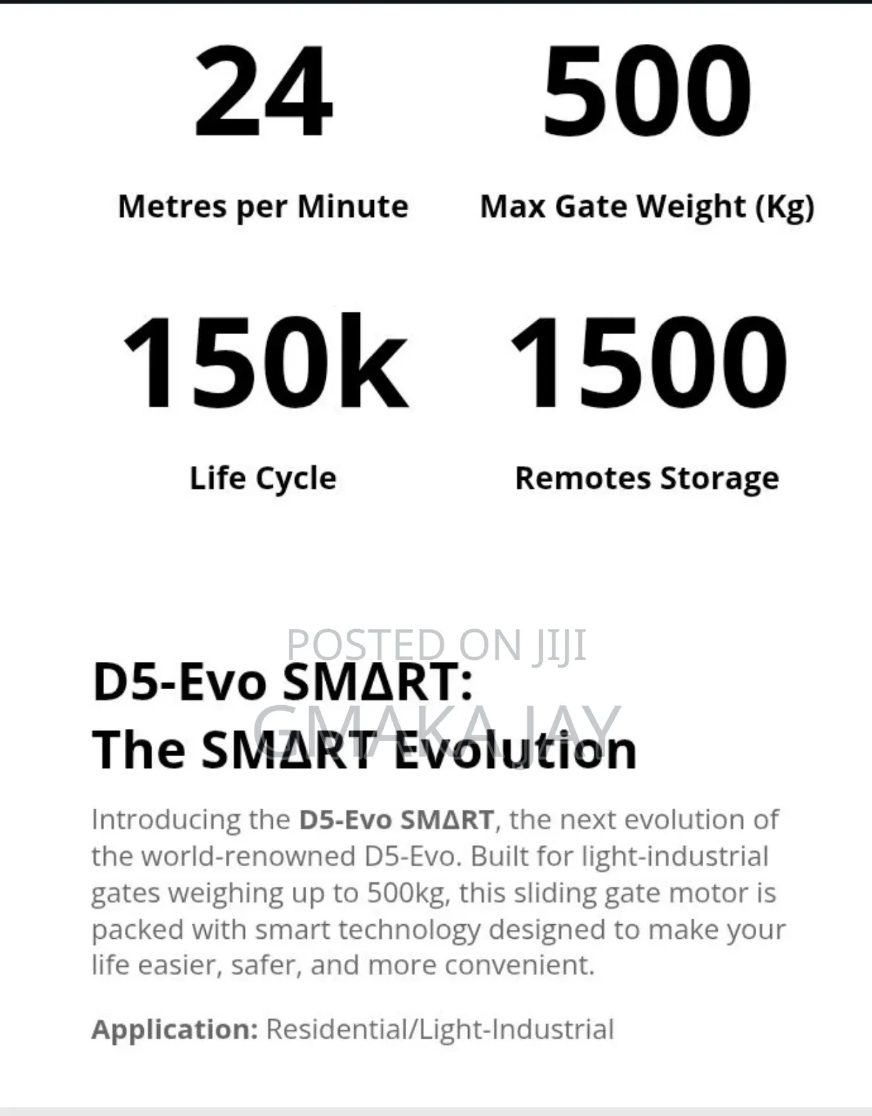 Centurion D5 Evo Smart Motorgate