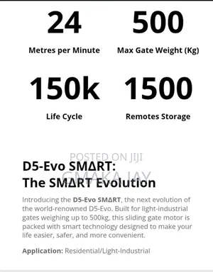 Centurion D5 Evo Smart Motorgate