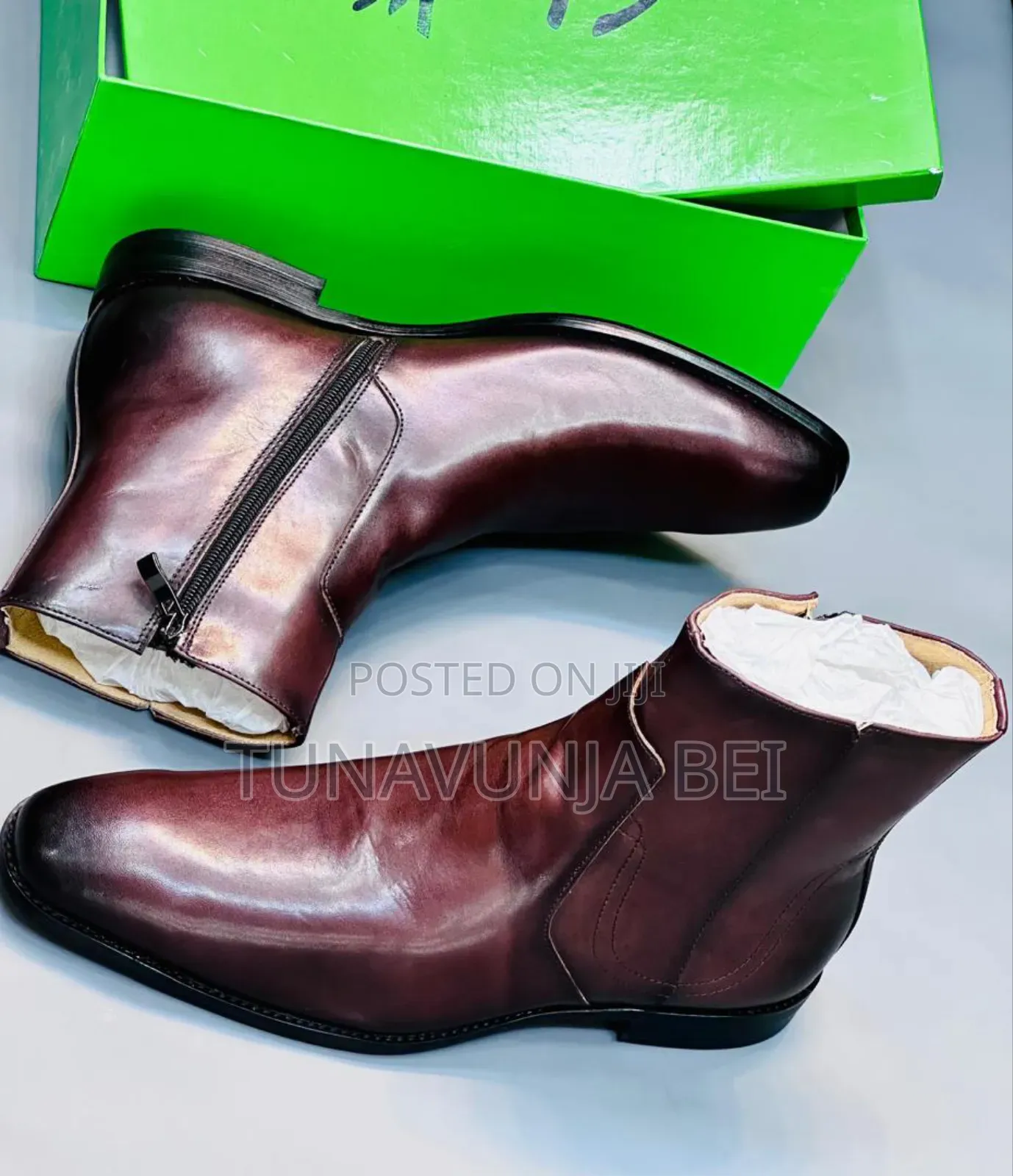 Cracks Leather Boots 