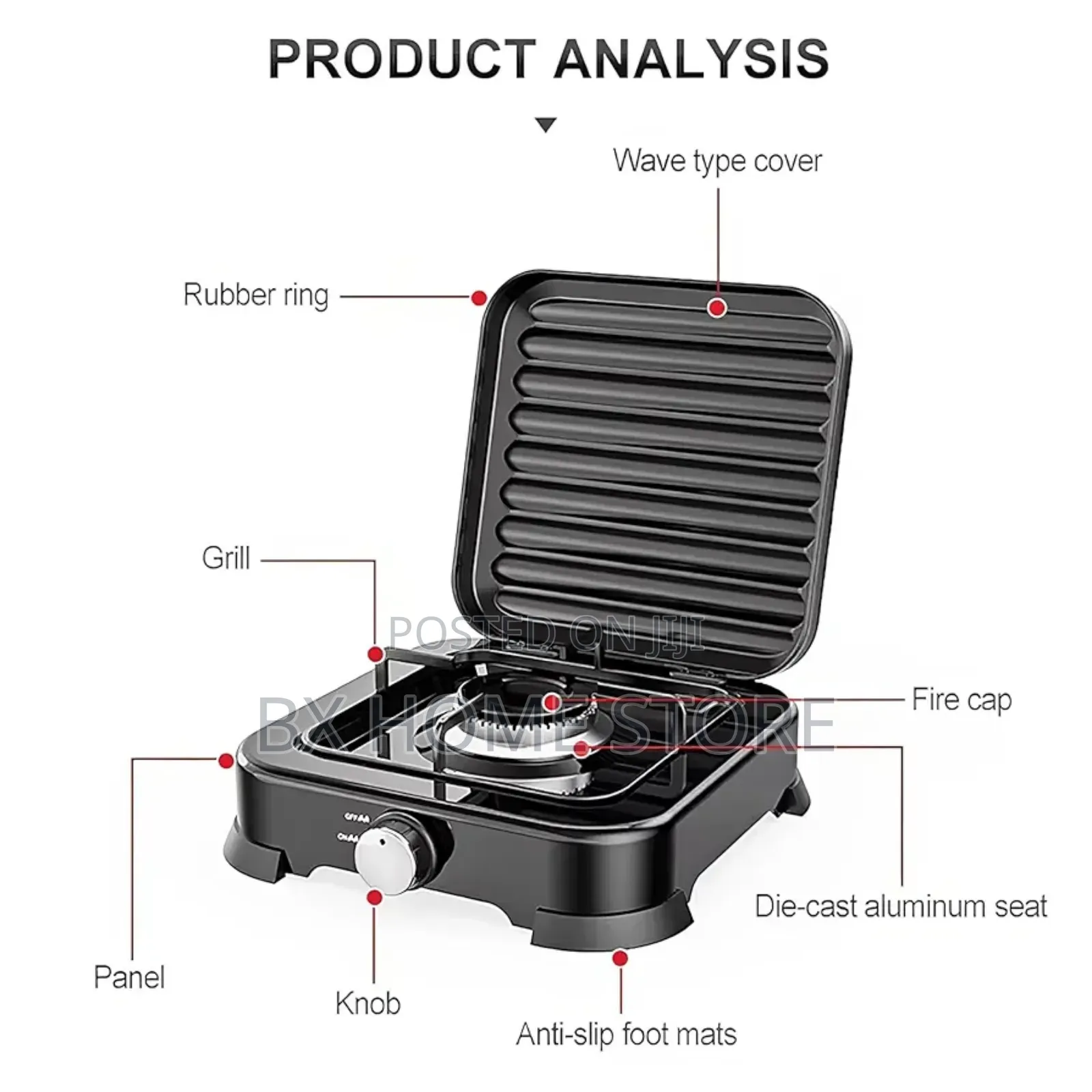 Sokany Portable Single Burner Gas Stove