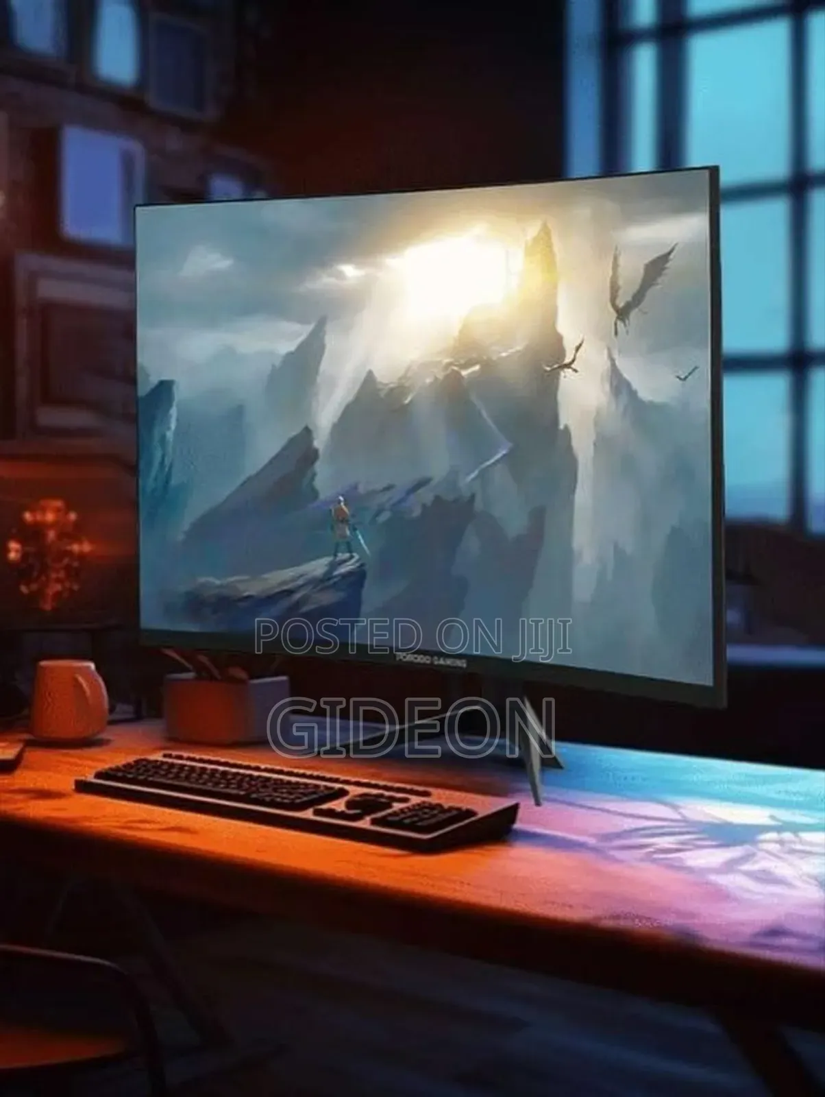 Porodo Gaming Curved Monitor