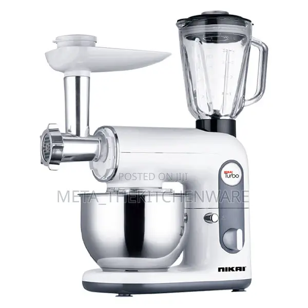Nikai Kitchen Machine 3 In 1 Stand Mixer 1000w 5l