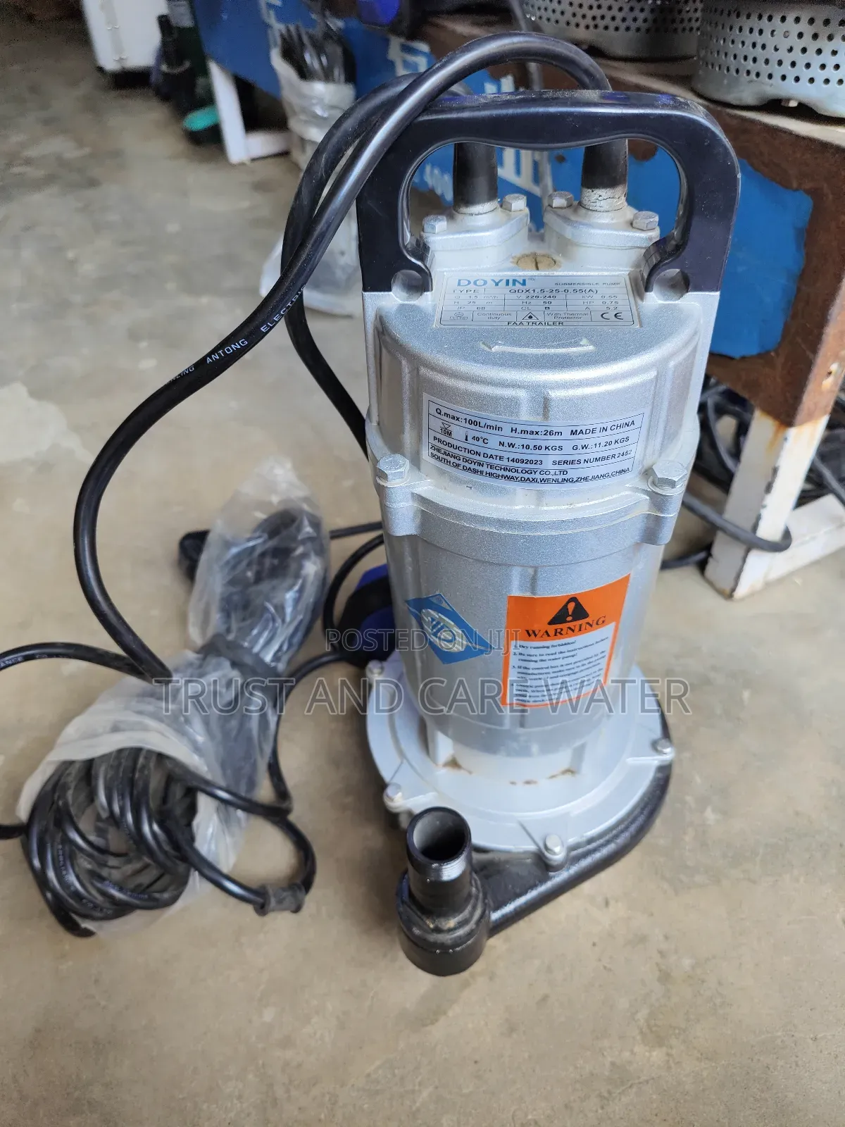 Doyin 0.75hp Clean Water