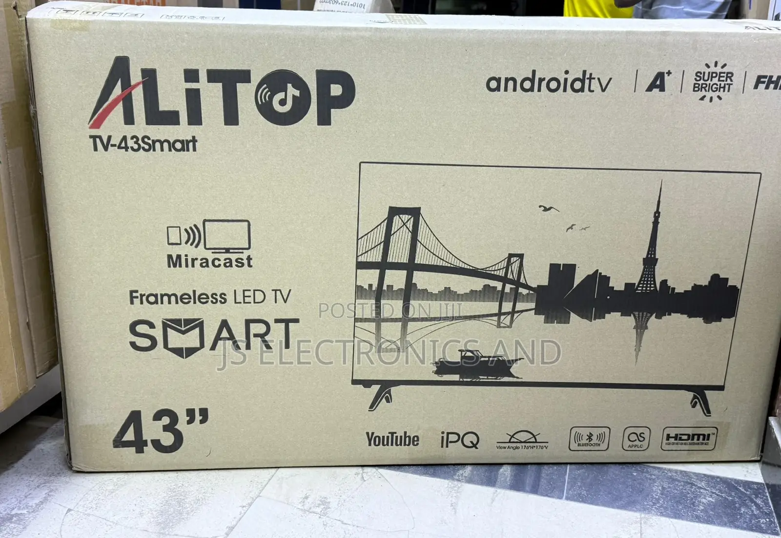 Alitop Inch 43 Smart Tv Full Hd Qualiy Original New Model