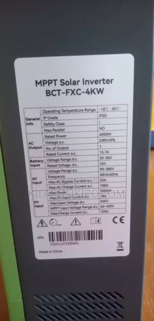 MPPT Solar Inverter BCT-FXT-4kw