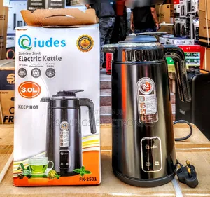 Qiudes Kettle Chupa Ya Kupashia Ya Umeme