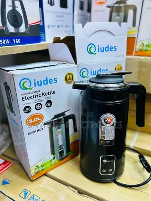 Qiudes Kettle Chupa Ya Kupashia Ya Umeme