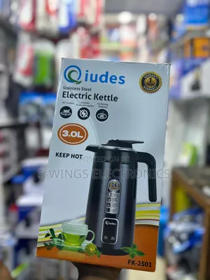 Qiudes Kettle Chupa Ya Kupashia Ya Umeme