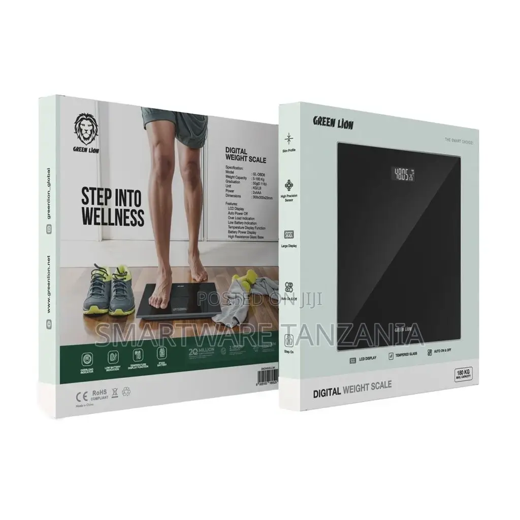 Green Lion Digital Weight Scale - Black