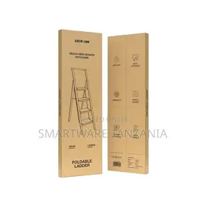 Green Lion Foldable Ladder - Black