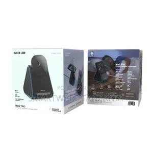 Green Lion Mag Trio Speaker, Charger, Phone Stand - Black