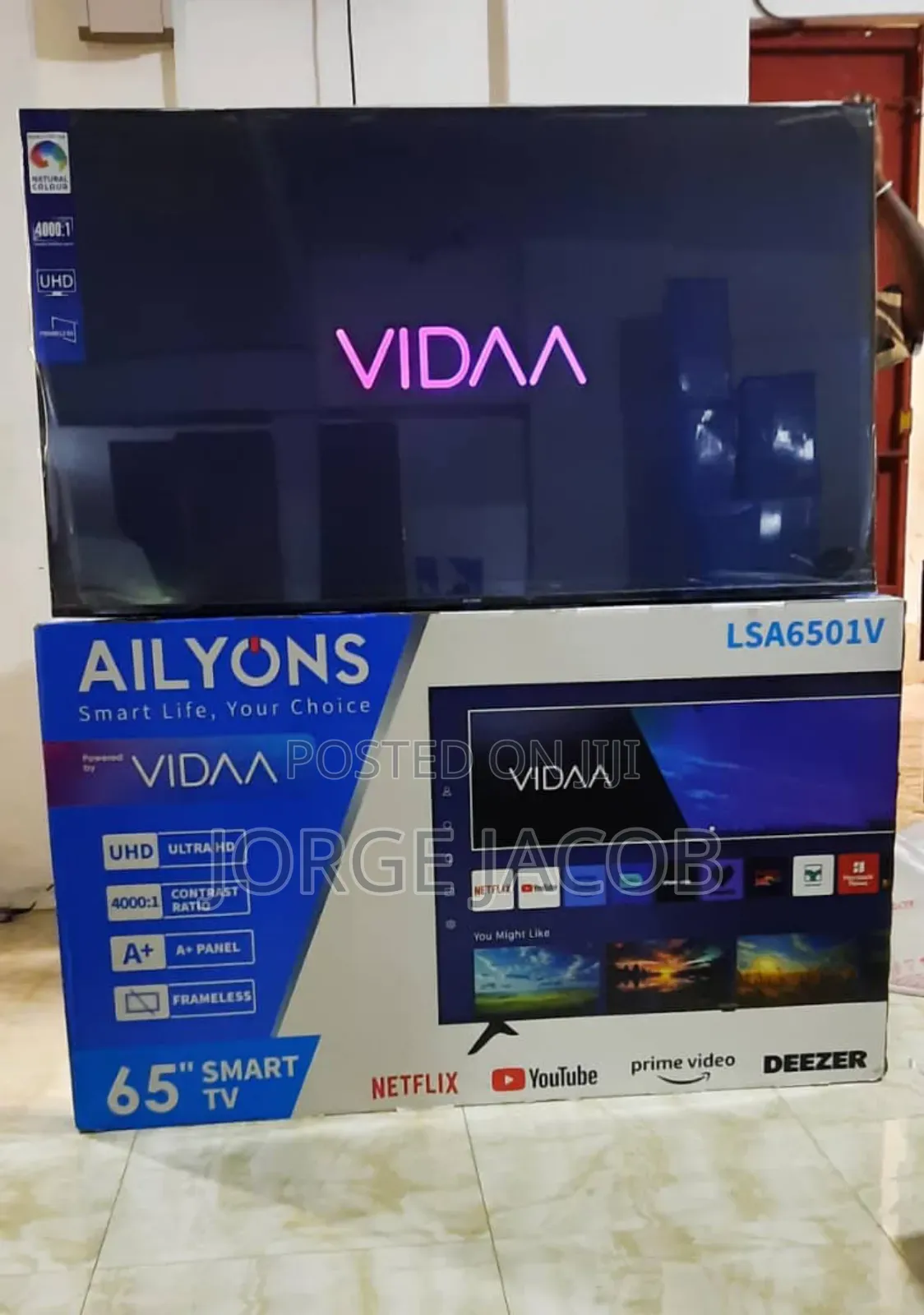 Lsa6501v 65" Uhd Smart Tv.