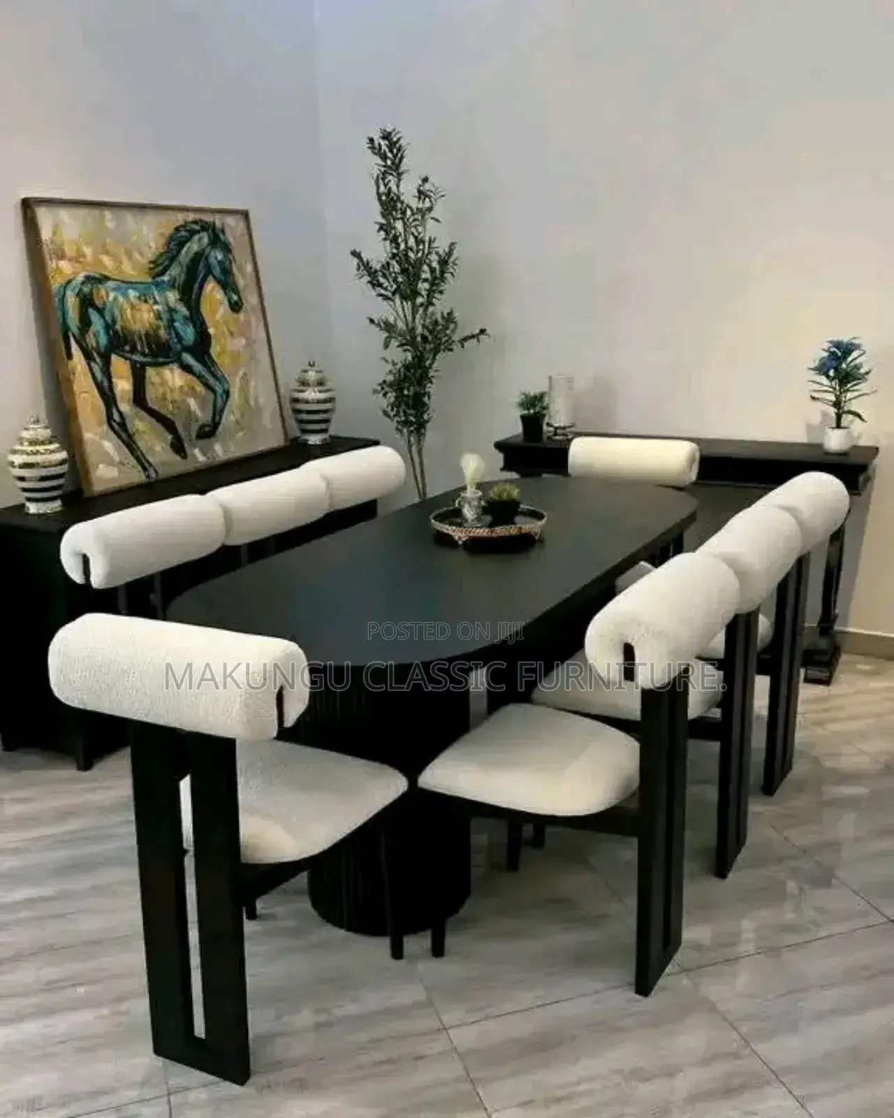Dinning Table Yenye Viti 8