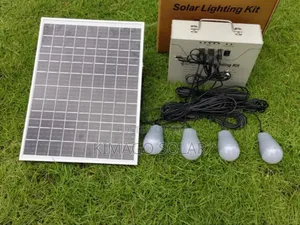 Solar Lighting Kit Yenye Betri Salama Ndani Ya Box