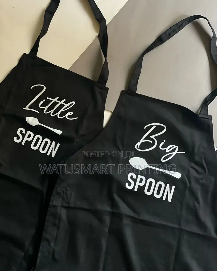 Tunauza Na Kuprint Apron Za Jikoni