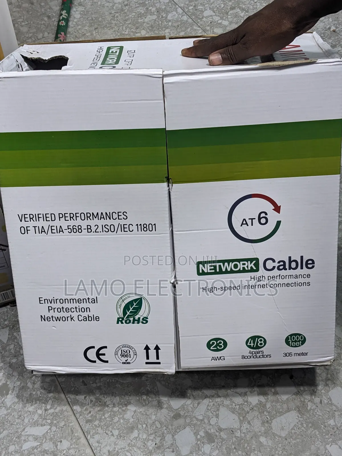Amigo Cat-6 Utp Network Cable 305m