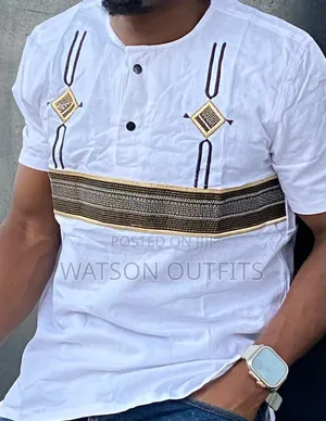 Two Buttons Design Top Men's Shirts or Shati
