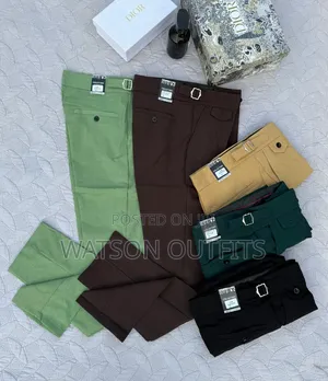 Men's Pants Ot Trousers or Suruali Official Za Fashion Collection