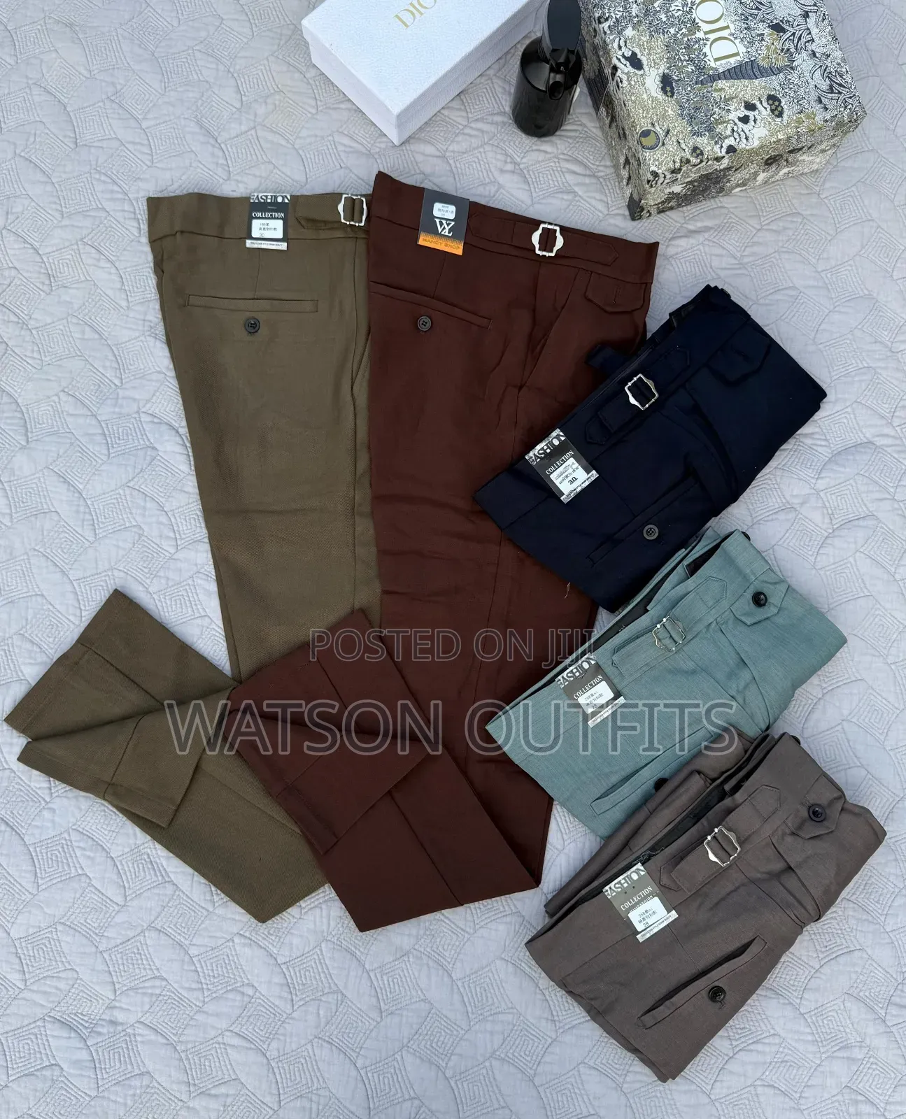 Men's Pants Ot Trousers or Suruali Official Za Fashion Collection