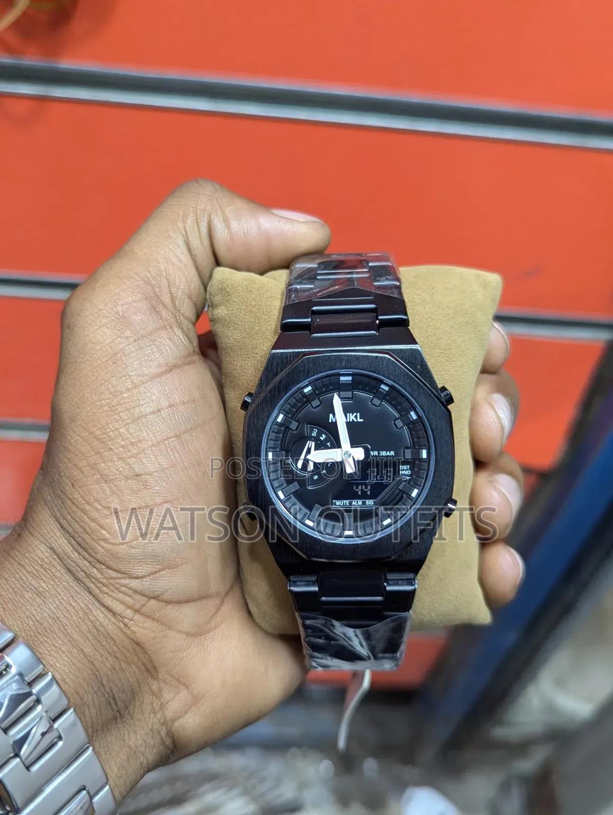 Double Display Analog and Digital Display Men's Brand New Watches
