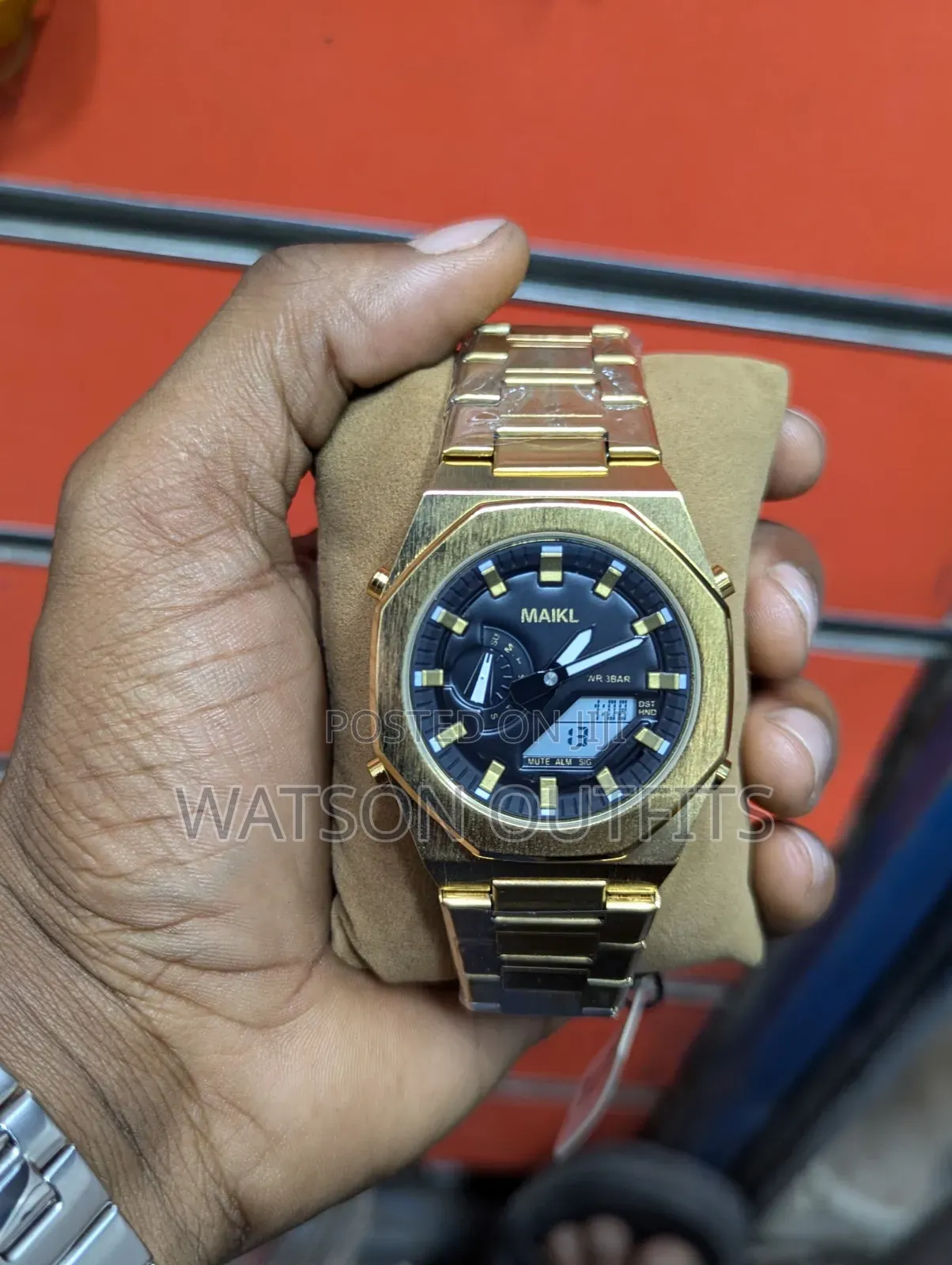 Double Display Analog and Digital Display Men's Brand New Watches