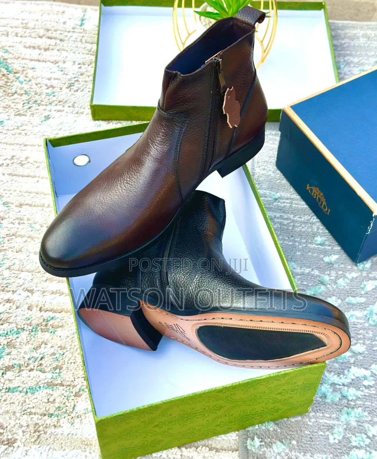 Buti Smart or Boots Smart and Classic Za Pure Leather Materials