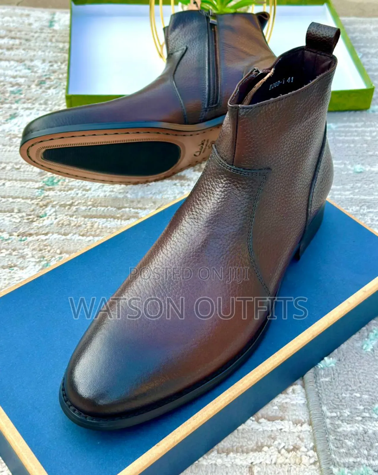 Buti Smart or Boots Smart and Classic Za Pure Leather Materials