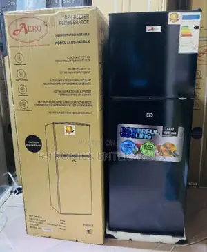 Aero Refrigerator 140l Double Door Top Freezer Ard-140