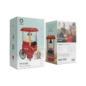 Green Lion Vintage Pop Corn Maker 1200w 270ml - Red